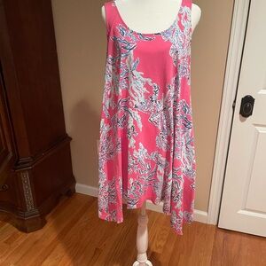 EUC Lilly Pulitzer Racerback Tank Dress Size L